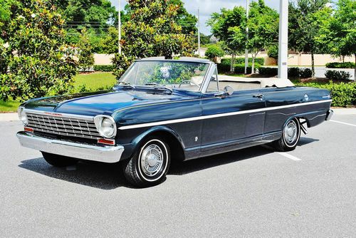 Restored sweet 1963 chevrolet nova convertible solid clean fun drive anywhere.