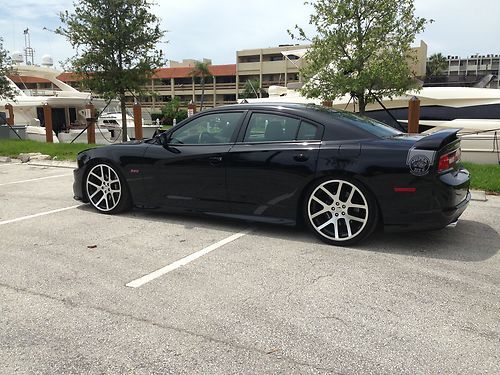 2012 Dodge Charger SRT8 392 Hemi Super Bee lowered coilovers staggered Viper 22s, US $38,500.00, image 3