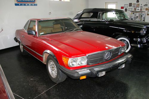 1982 mercedes benz 450 sl roadster convertible