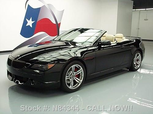 2007 bmw 650i sport convertible auto nav 19" chrome 44k texas direct auto