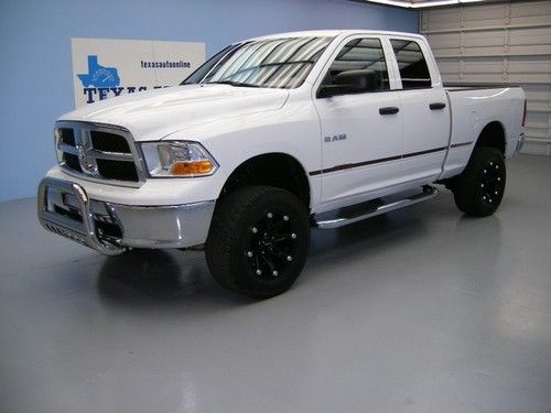 We finance!!!  2010 dodge ram 1500 slt 4x4 flexfuel ridge runner lift auto tow!!