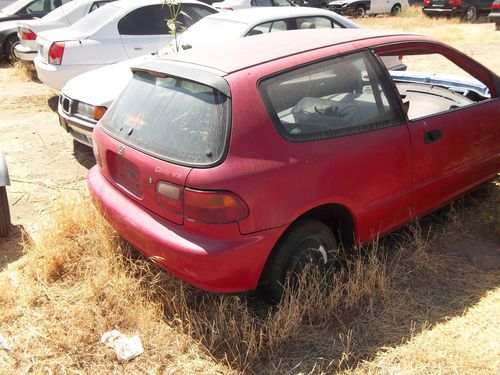 1992 honda civic vx  steering column in the right side hatchback 3-door 1.5l