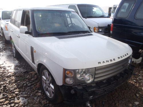 2004 land rover range rover hse suv 4-door 4.4l rebuildable  salvage no reserve