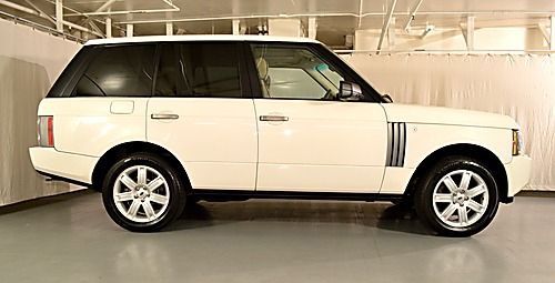 2008 range rover hse white on tan very low mile female driver must sell