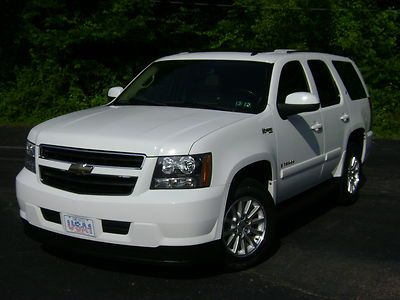 One Owner 4x4 Tahoe Hybrid Navigation Leather 2nd row bench 3rd row CarFax Clean, US $27,980.00, image 42