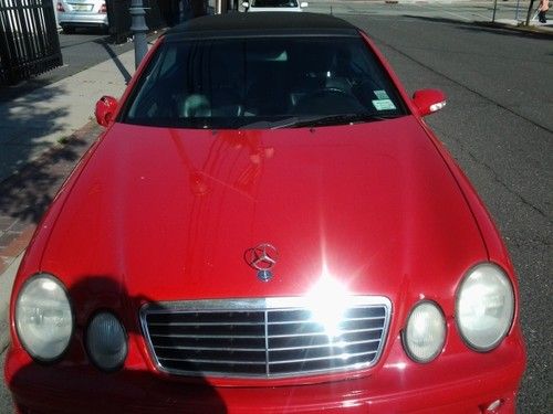 2000 mercedes benz clk430 amg package cherry red