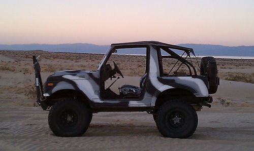 1987 suzuki samurai 5 speed 4x4 with a 1.6l vw turbo diesel engine installed