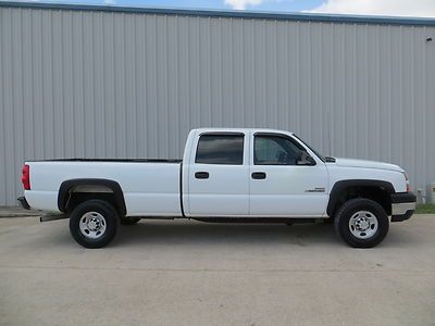 06 c2500hd 6.6l duramax diesel 6spd allison 1-owner crew lwb carafax texas $ $ $