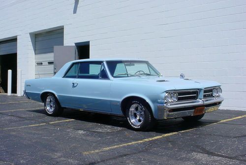 1964 pontiac gto (2 dr doc miles, original numbers matching car)