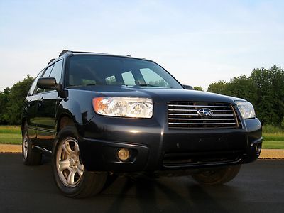 2006 subaru forester 2.5x awd 5-spd manual - carfax one owner --- no reserve!!!!