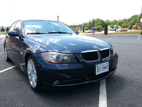 2006 bmw 325i sport sedan 6 speed navigation mystic blue 100k