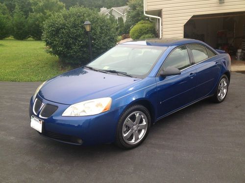 2007 pontiac g6 gt 4-door sedan, sharp blue!