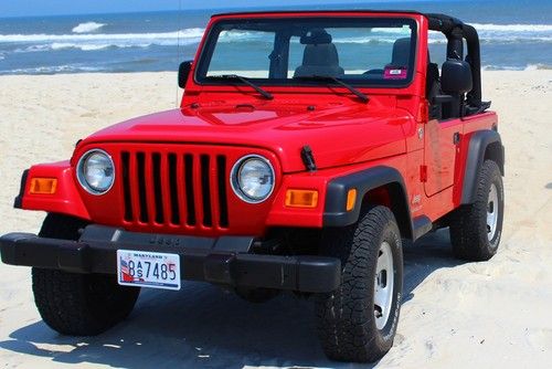 2005 jeep wrangler se sport utility 2-door 4.0l