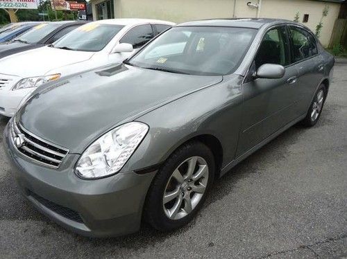 2005 infiiniti g35x  3.5l v6 awd