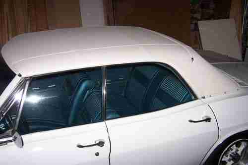 65 CORVAIR 4 dr. 110 AUTO AC White Vinyl top-Looks like convertible., image 2
