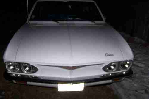 65 CORVAIR 4 dr. 110 AUTO AC White Vinyl top-Looks like convertible., image 3