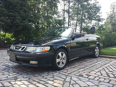 2002 saab 9-3 93 convertible low miles 5 speed manual summer special no reserve