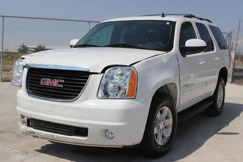 2012 gmc yukon sle damaged rebuilder runs! only 14k miles l@@k! export welcome!!