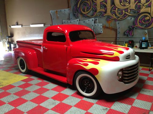 1 of a kind!!!  1948 ford f1 restomod  featured in a music video!!