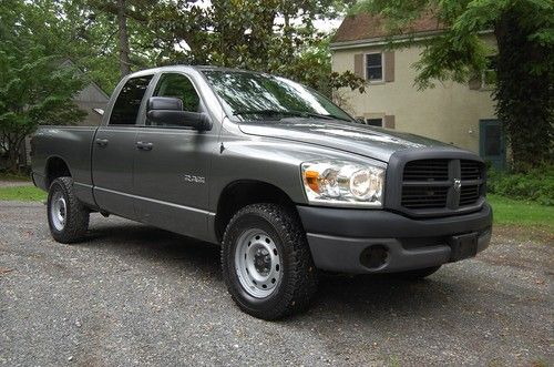 2008 dodge ram 1500 quad cab 4 wheel drive, 4.7 liter v8, auto trans, 4 full drs