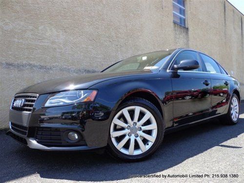 2010 audi a4 premium plus quattro 100k warranty xenon  ipod heated seats sirius