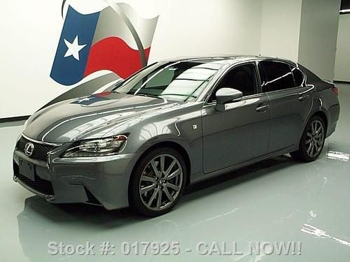 2013 lexus gs 350 f-sport sunroof nav rear cam 19's 3k texas direct auto