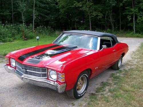 1971 chevy chevelle ss convertable