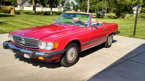 1987 mercedes-benz 560sl base convertible 2-door 5.6l
