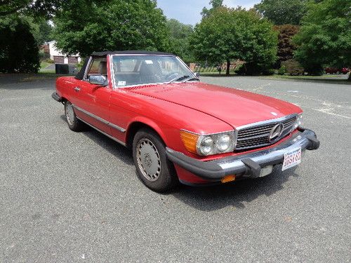 1987 mercedes benz 560sl nice driver 143k mi only 20k mi in last 17 yrs look!!