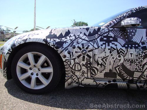 2003 nissan 350z special art car - custom paint, beautiful