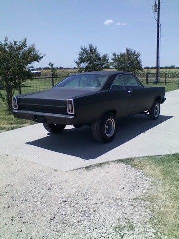 1966 FORD FAIRLANE STRAIGHT AXLE GASSER, HOT ROD BLACK RACE CAR THUNDERBOLT HOOD, image 11