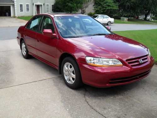 2001 4 cyl fully loaded accord leather sunroof cruise power seat child safety cd