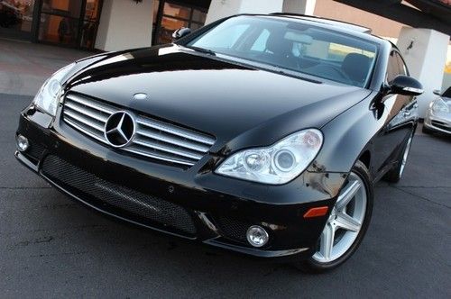 2008 mercedes cls550 sport pkg. nav. loaded. blk/blk. amg wheels. clean in/out.