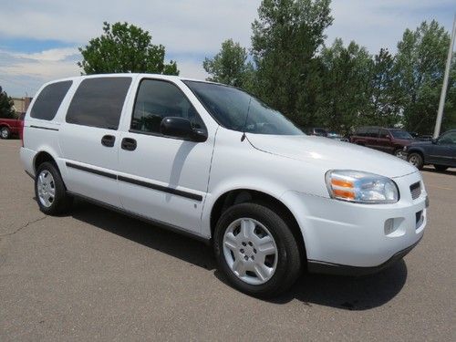 2007 chevrolet uplander cargo van w/ racks non smoker no salt 1 owner srvc recs