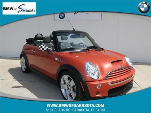 2006 mini cooper s convertible, low miles, rare color, 1 owner!!