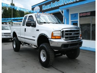 Diesel 7.3l actual miles supercab 6-speed 6'lift sirus radio cd power windows