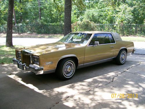1985 classic cadillac eldorado with triple gold package. truly 1 of a kind!!!