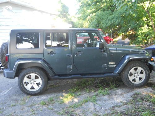 2007 jeep wrangler sahara 4x4    " easy fix"