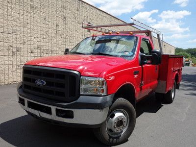 Ford f-350 xl super duty 6.0l diesel 4x4 dually  knapheide box latter no reserve