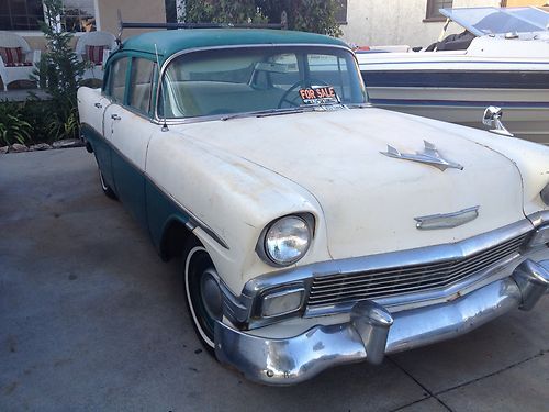 1956 chevrolet bel air (4 door, 6 cylinder)