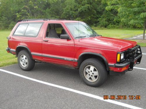 1992 chevy blazer s10 sport 4wd