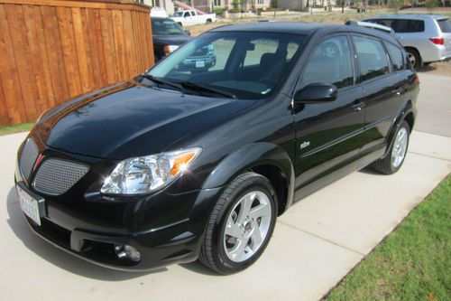 2005 pontiac vibe black wagon 4-door 1.8l low mileage