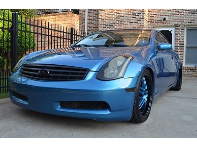 2003 infiniti g35 coupe *single turbo built motor/trans*500+hp~no reserve~fast