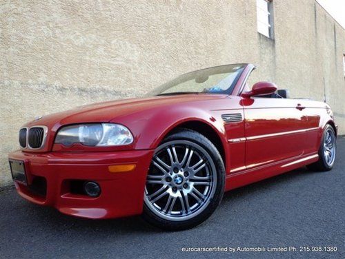 2003 bmw m3 convertible xenon harman kardon park distance smg new michelin tires