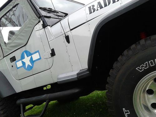 1991 jeep wrangler 4x4 - custom air force edition