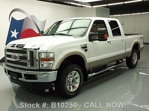 2010 ford f250 lariat crew 4x4 sunroof nav rear cam 27k texas direct auto