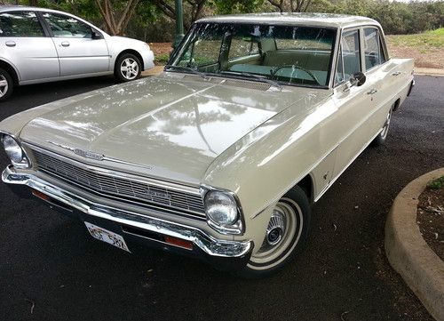 1966 chevrolet nova 4t 4 door 283 v8 chevy ii 2 runs great