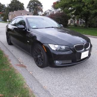 2008 black 335xi! awd, ac, pl, ps, pw, pm, aftermarket wheels, mounted snows