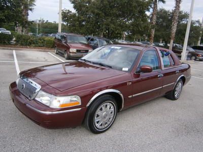 2005 mercury grand marquis gs 4.6l v8 rwd leather one owner clean carfax l@@k