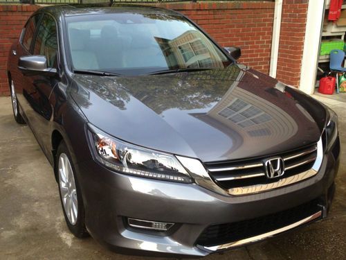 2013 ex-l 2.4l i4 16v fwd sedan grey with grey leather